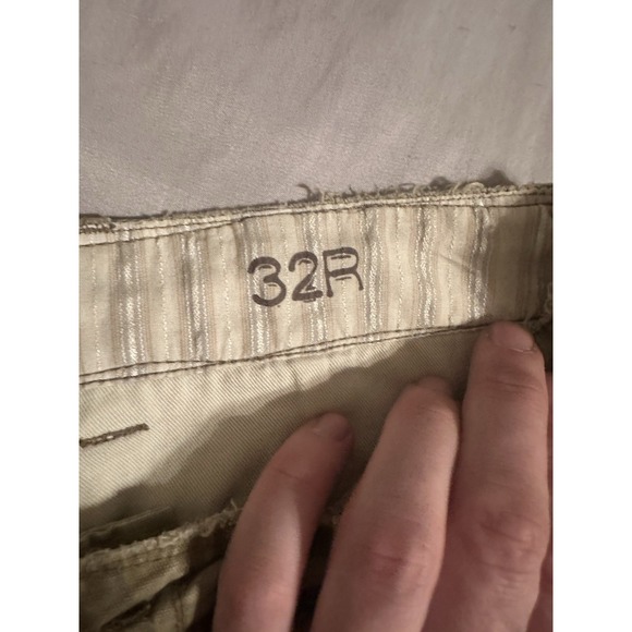 BKE Mens Khaki Chino Pants Tan Straight Leg Cotton Casual Trousers 32R - Picture 5 of 16